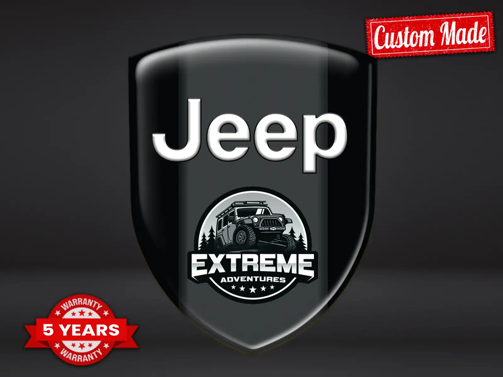 Jeep Logosticker Racing Max Design Premium Business